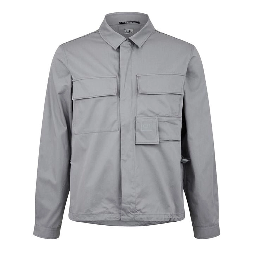 CP Company Gabardine Pocket Shirt - Grey